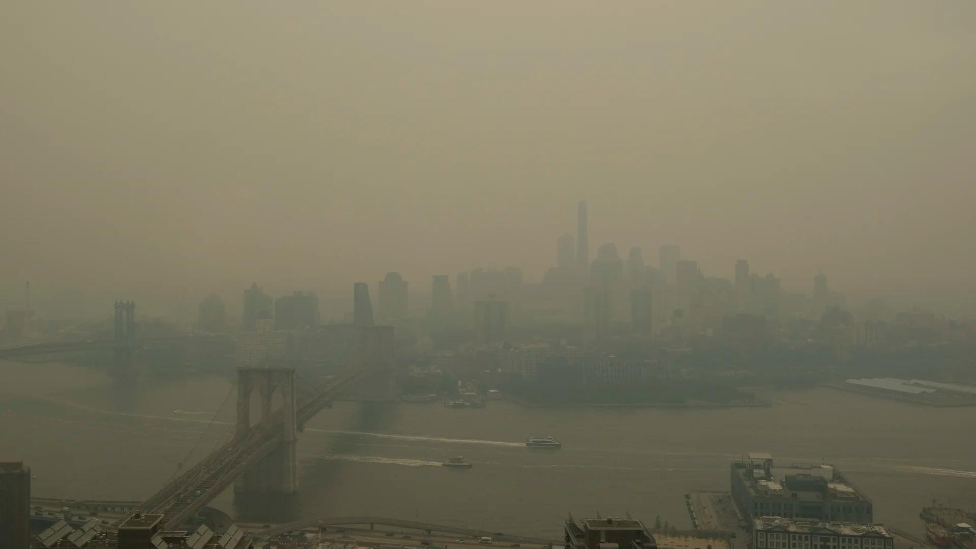 PHOTOS: Wildfire smoke impacts tri-state area