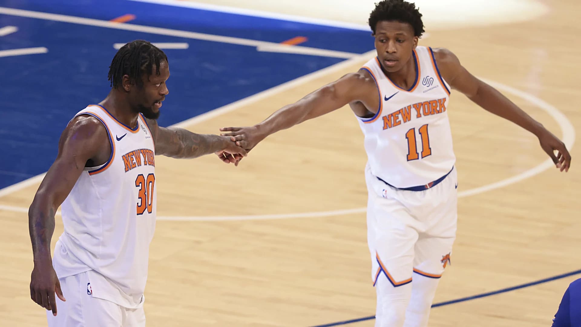 Knicks sell out first 2 playoff games back at MSG