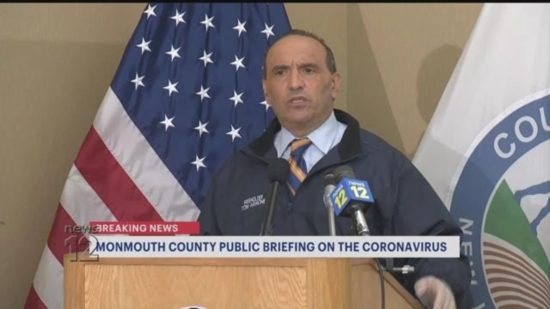 WATCH: Monmouth County officials provide COVID-19, election updates