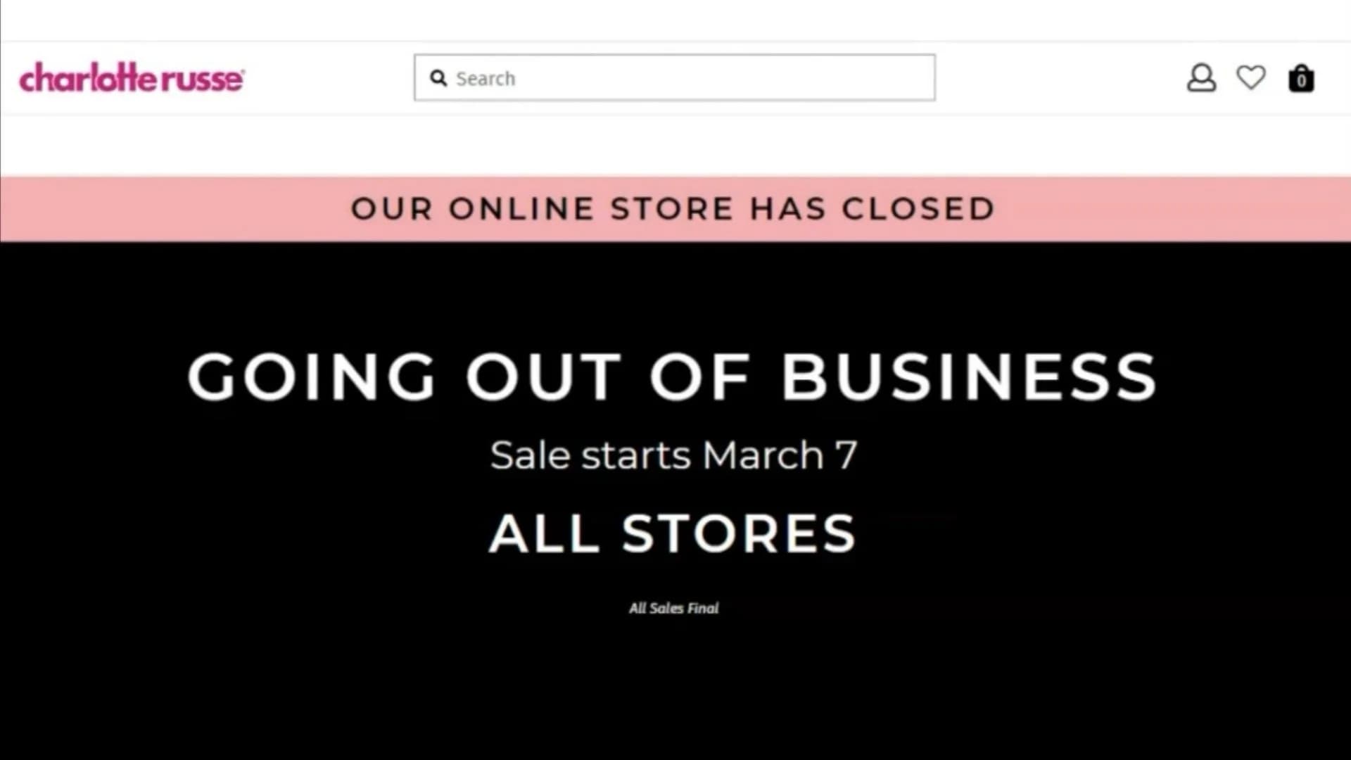 Charlotte Russe closing all US stores