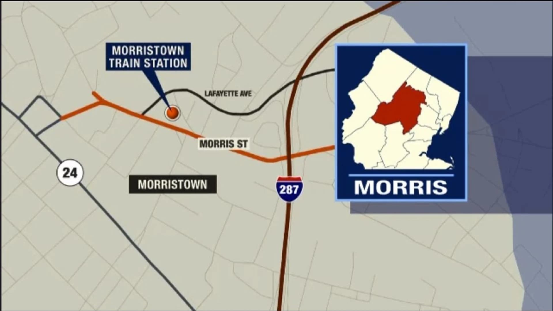Prosecutor’s office: Body of man found on stairway at New Jersey train station