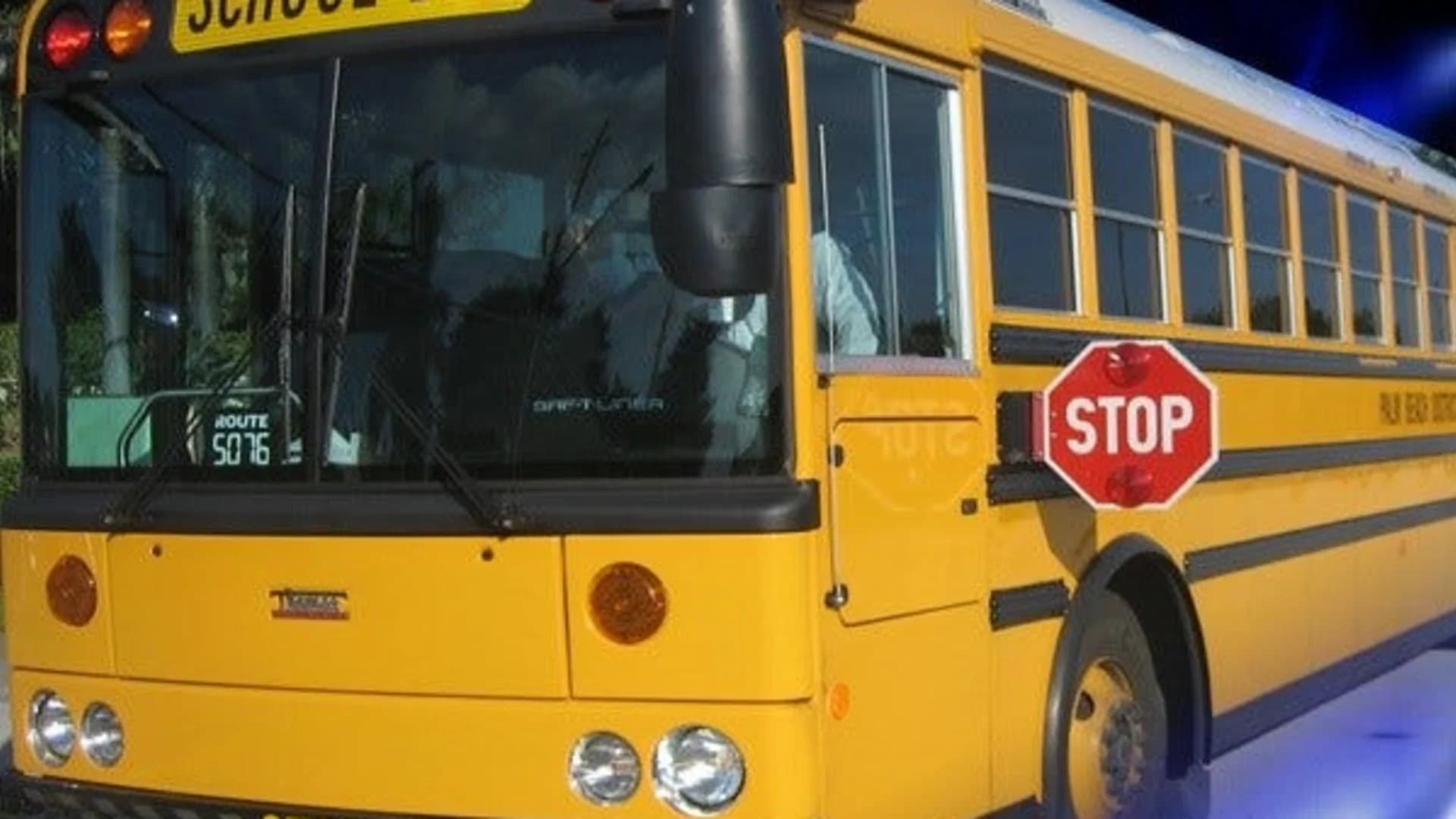Authorities: School bus crashes into southern New Jersey high school
