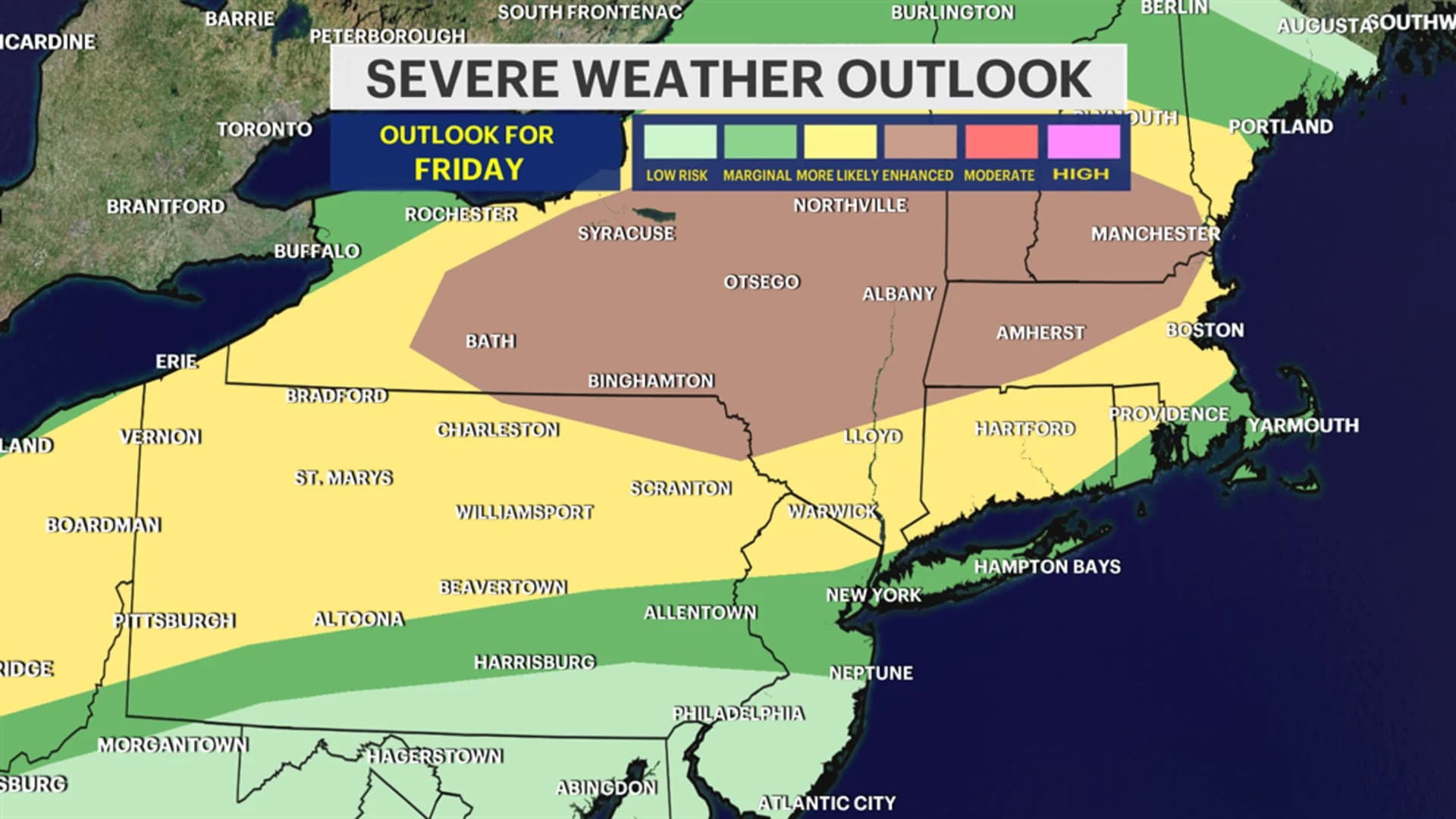 Evening, overnight storms possible today across New Jersey