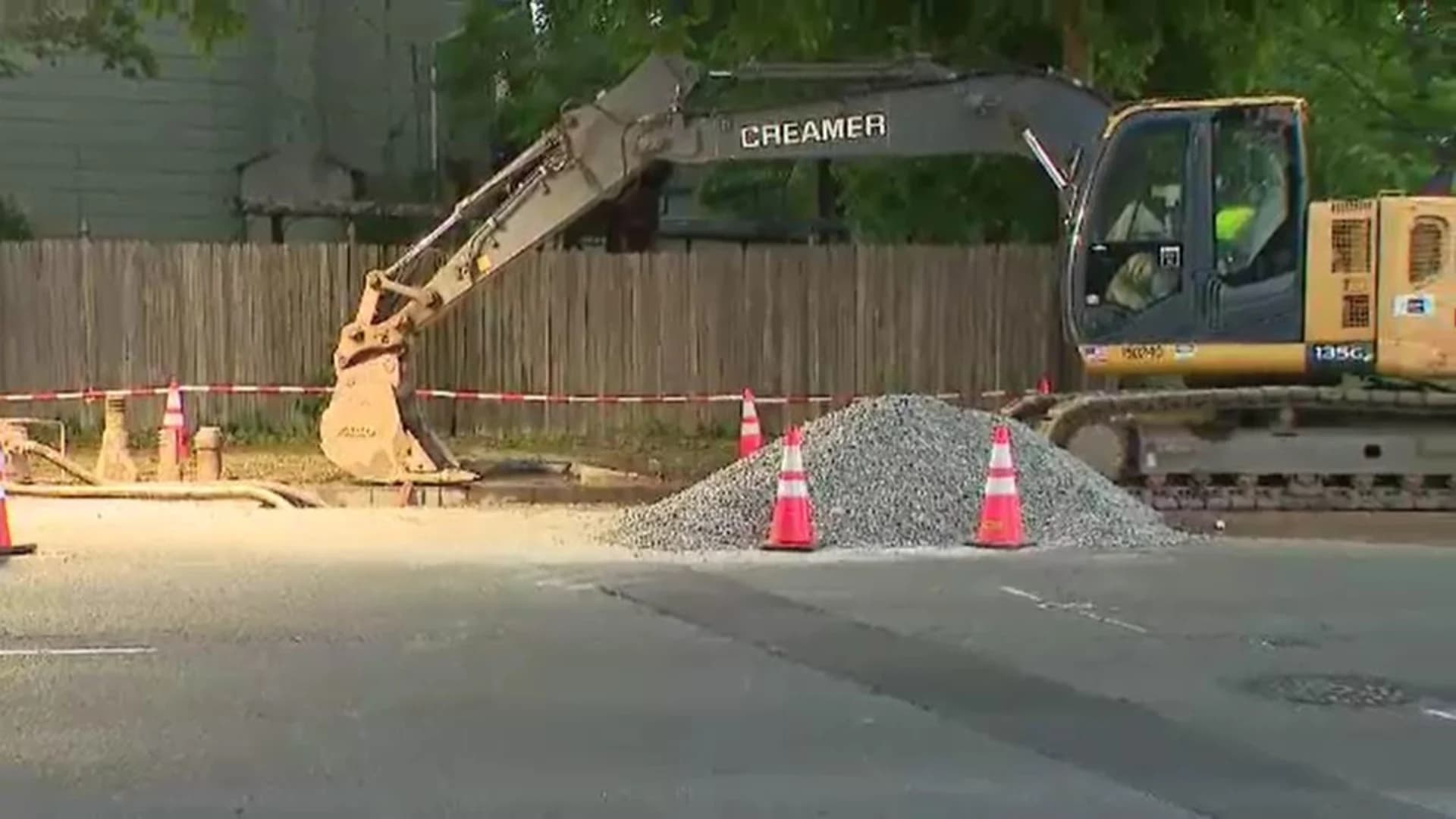 Police: Service restored following water main break in Middlesex Borough