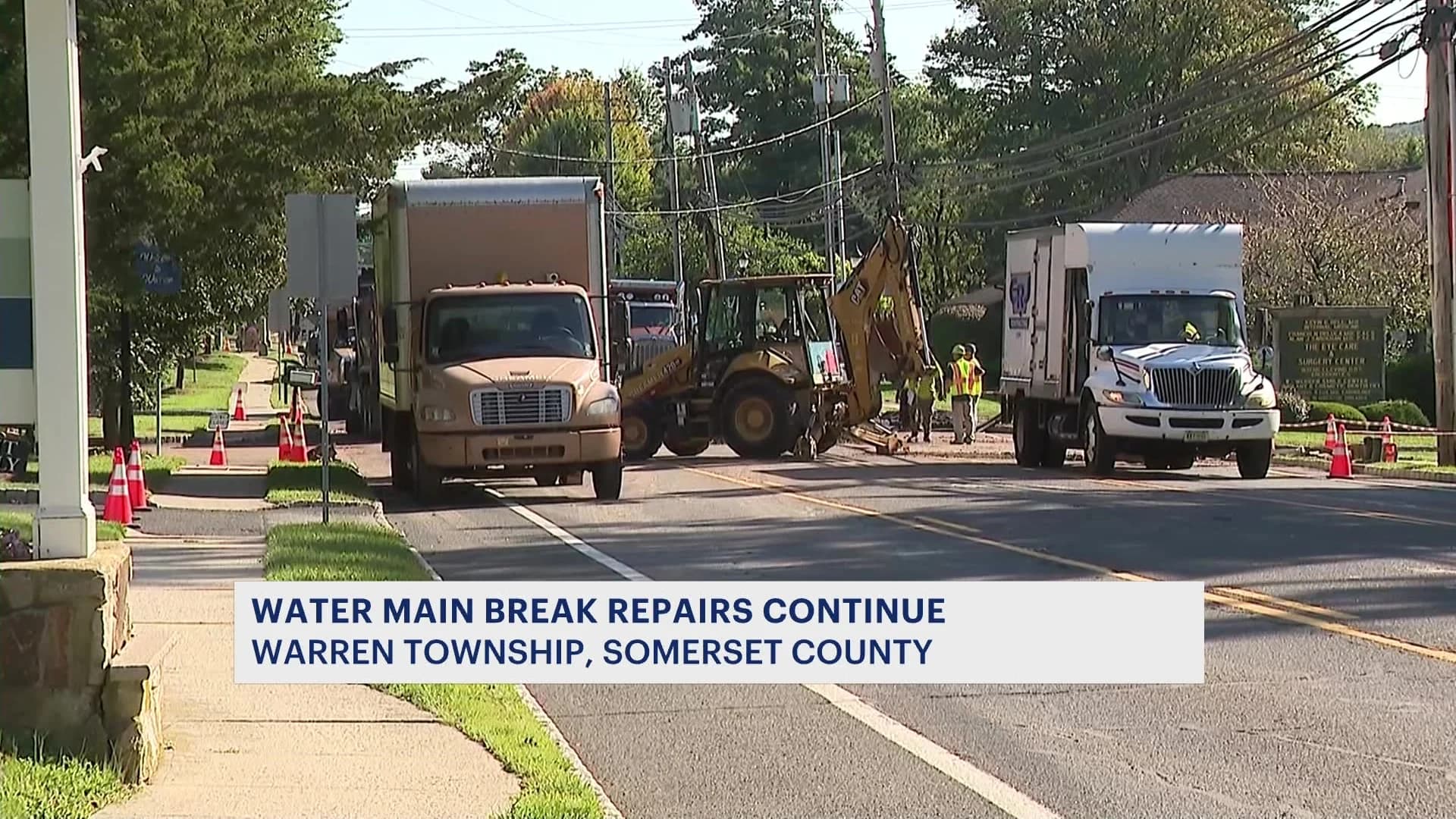Water company: Water main break that impacted 70 customers in Warren Township repaired