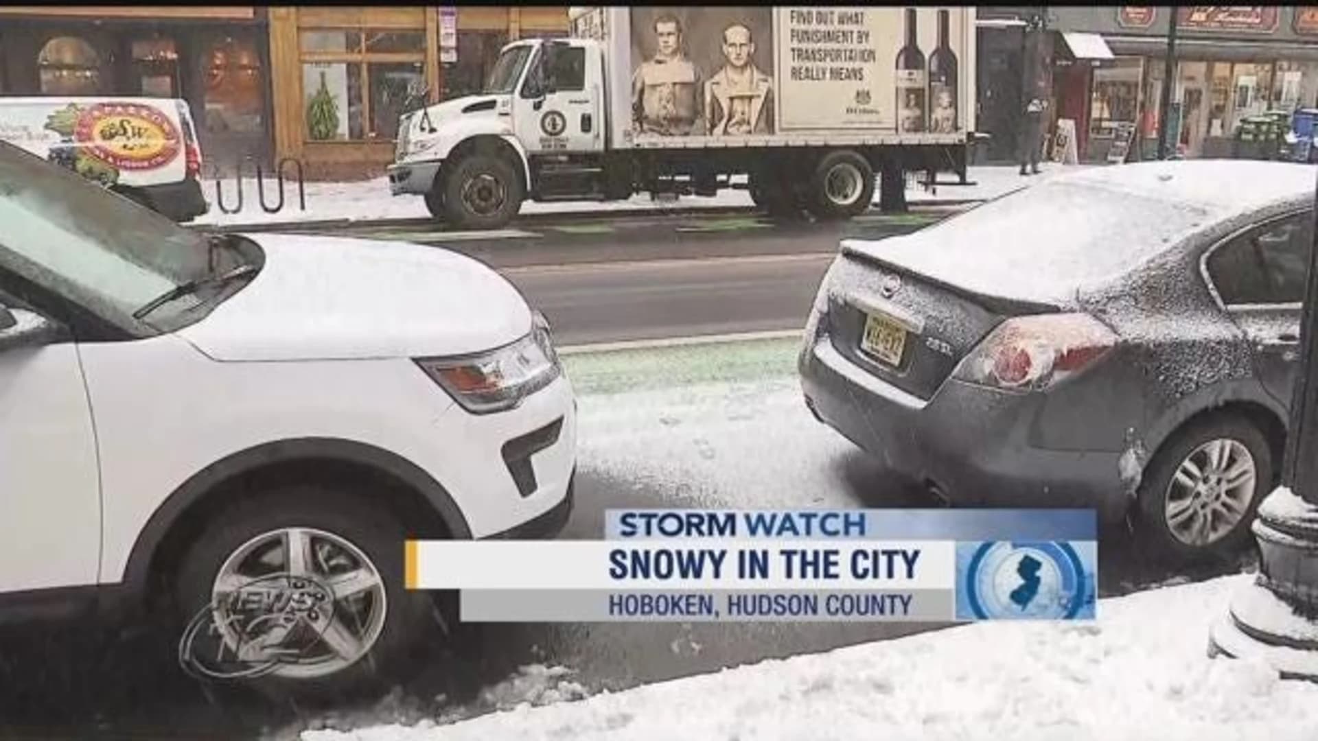 Winter storm causes messy, wet day in New Jersey