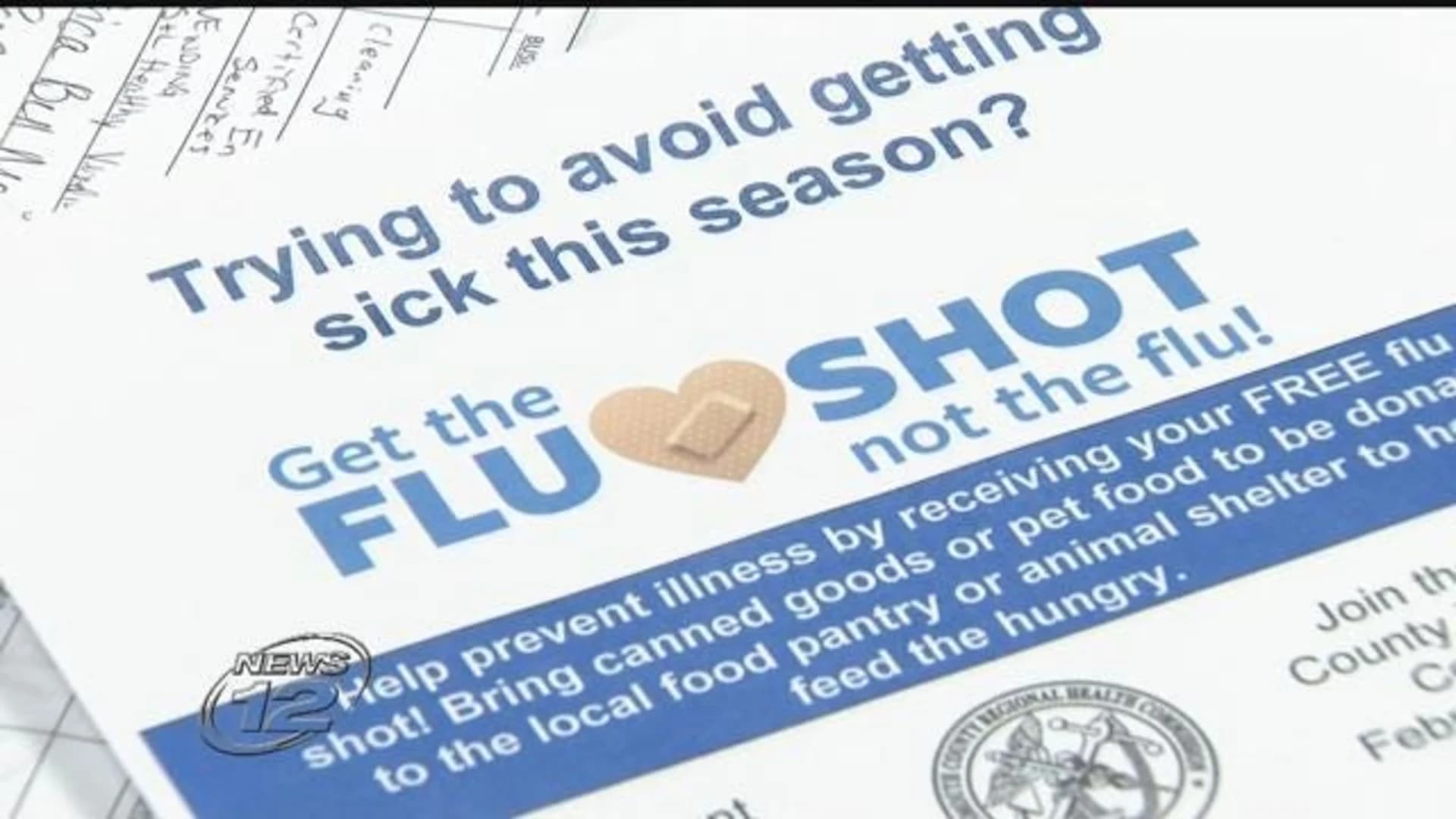 Monmouth County turns flu shot clinic into food drive