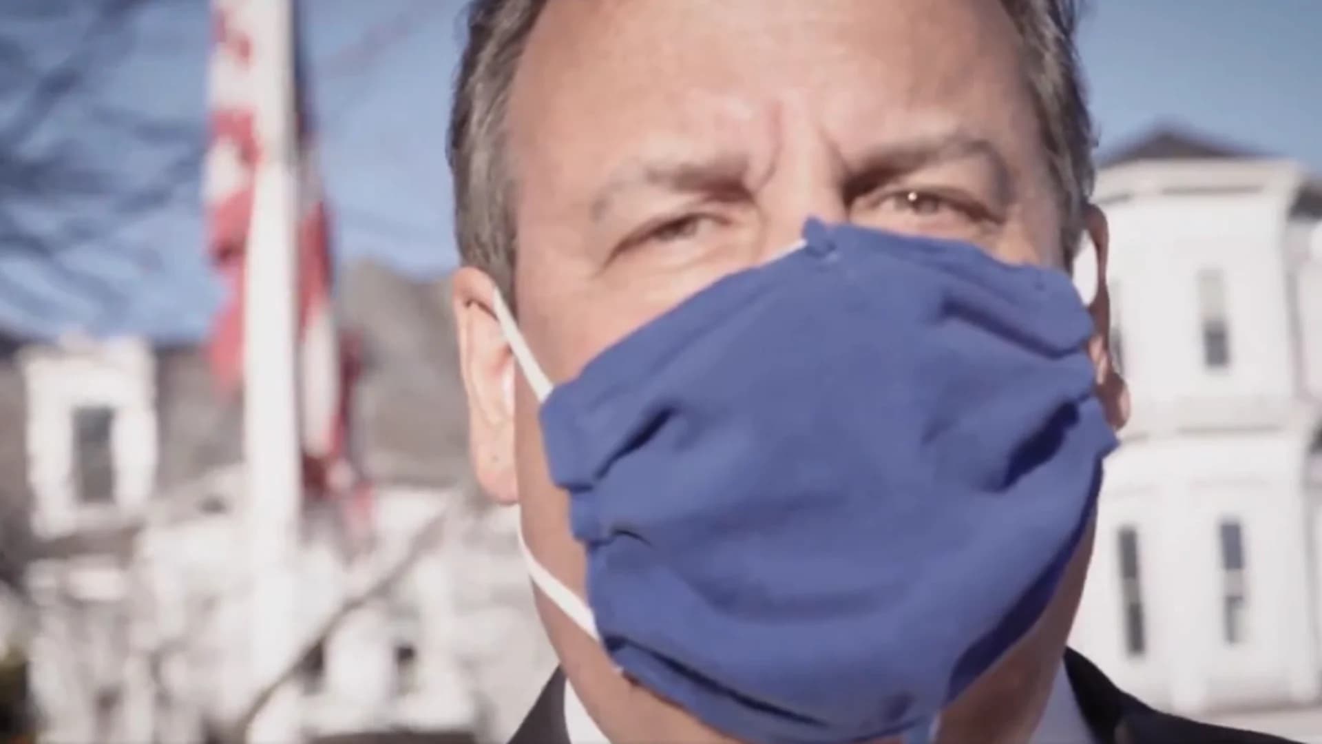 Former Gov. Christie appears in national ad promoting mask-wearing