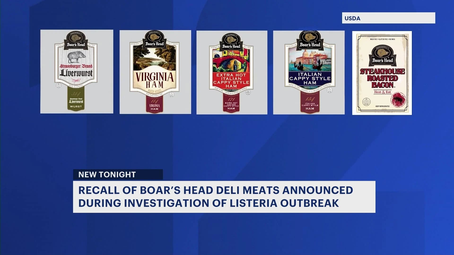 Boar’s Head deli meat recalled for potential listeria contamination