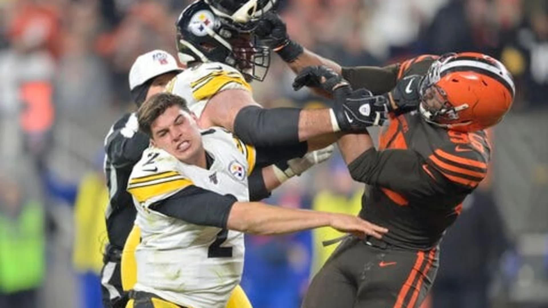 Steelers QB Rudolph denies report he used racial slur