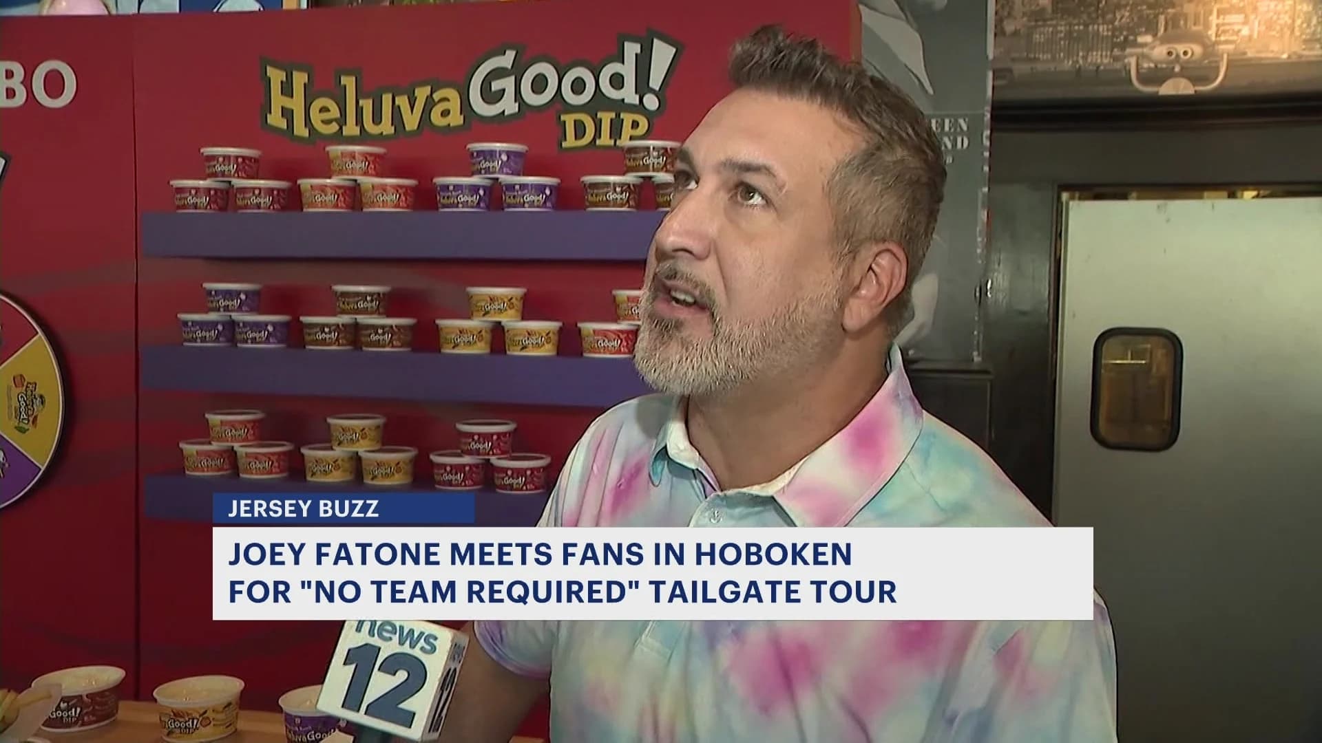 Jersey Buzz: NSYNC's Joey Fatone meets fans in Hoboken for tailgate tour
