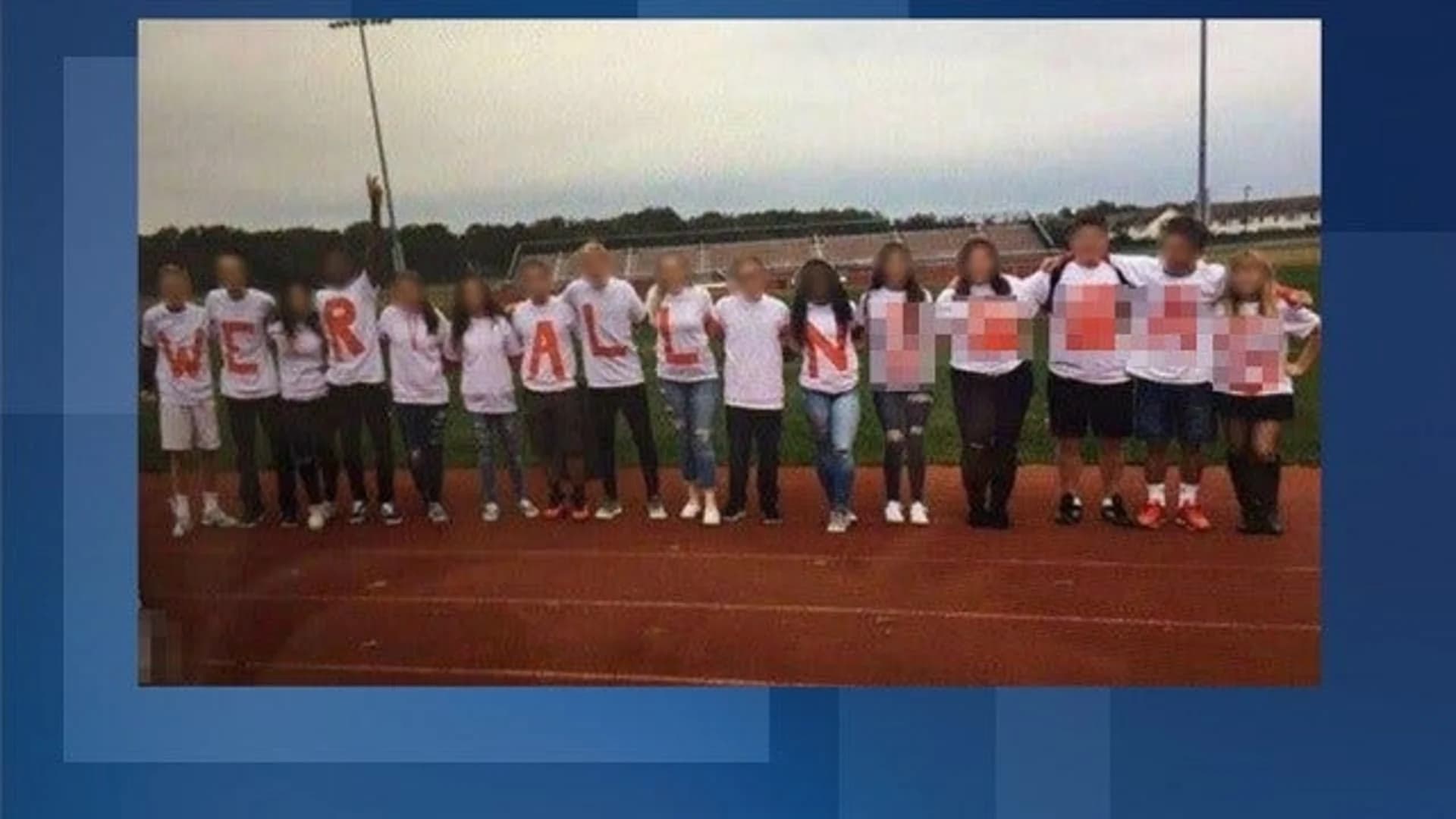 High school students protest classmates’ controversial photo