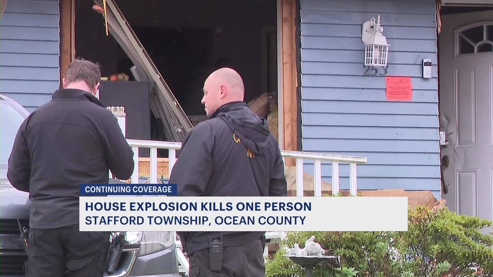Authorities: Propane tank explosion kills man in Stafford Township home
