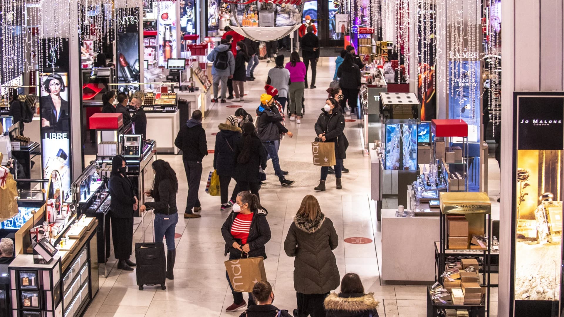 December retail sales slide 1.9% amid shortages, Omicron